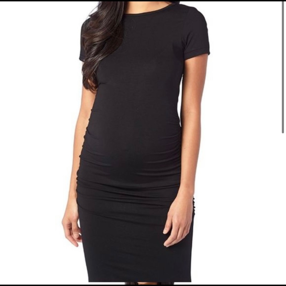 Cutler maternity dress perfect t dress black